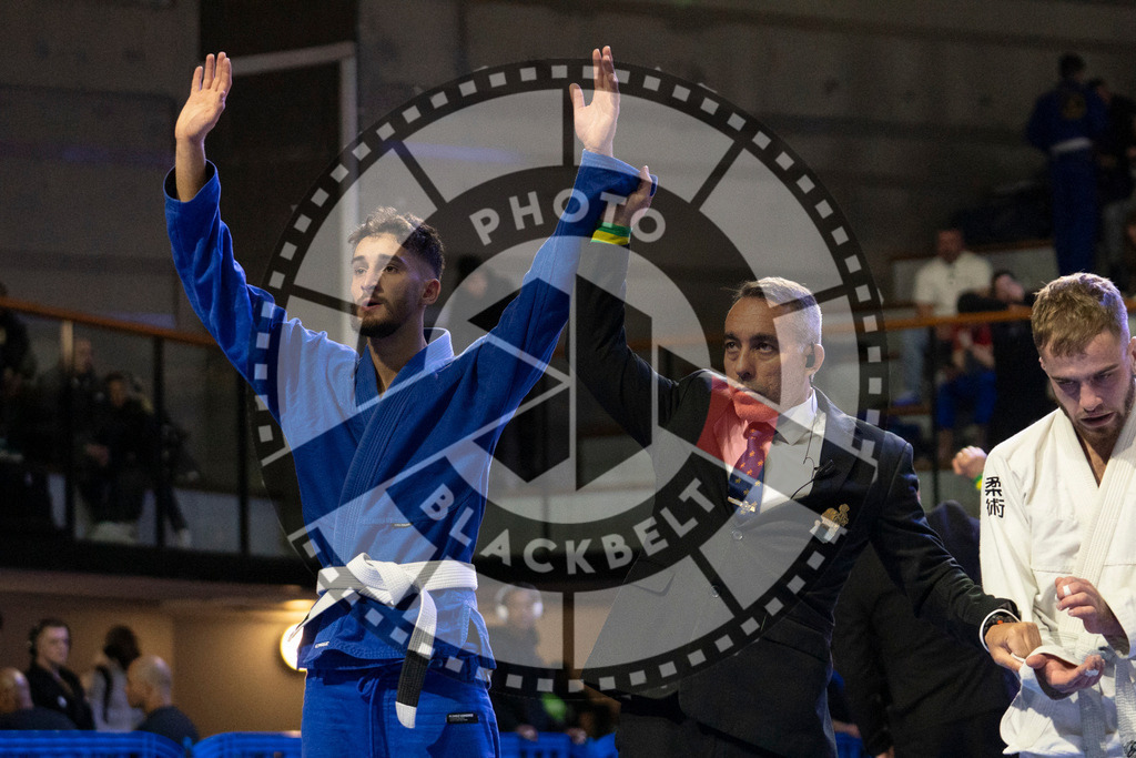 20240119PBB0611 | Fighters compete during the IBJJF European Championship in Paris, France, on January 19, 2024.
