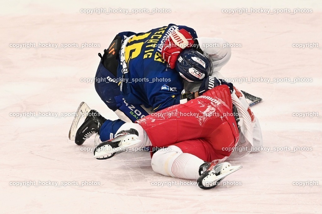 RED BULL Eishockey Akademie vs. EK Zeller Eisbären 25.1.2024 | #16 Fechtig Bernhard, #29 Noll Paul Winston