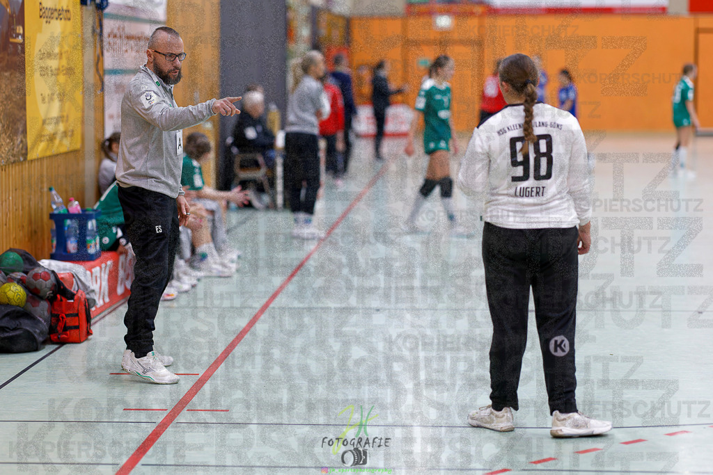 Jugenbundesliga wJB; HSG Kleenheim/Langgöns - SG Kappelwindeck/Steinbach | Jugenbundesliga wJB; HSG Kleenheim/Langgöns - SG Kappelwindeck/Steinbach am 23.11.2025 in Oberkleen (Weidig-Halle)Photo © 2025 - Jörg Heinrich - Realisiert mit Pictrs.com