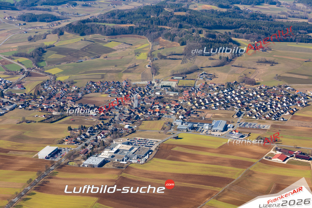 Das Luftbild der Stadt Mistelgau wurde 2019 vom Flugzeug heraus erstellt (keine Drohne) Aufnahmehöhe ca.400 Meter- hohe Auflösung- beste Druck-Qualität garantiert!