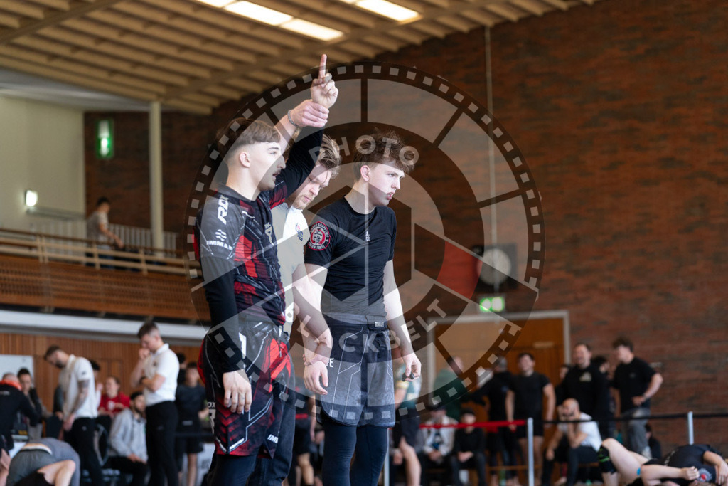 20250329PBB0860 | Fighters compete during the International Luta Livre (ILLCS) Germany IX Spring 2025 Competition spring on March 29, 2025 in Hannover, Germany.© Chiara Dazi