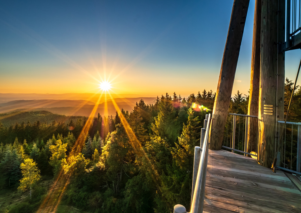 MPI_Sunset_0011 | Sonnenuntergang auf dem Hühnersedelturm bei Freiamt - Realisiert mit Pictrs.com