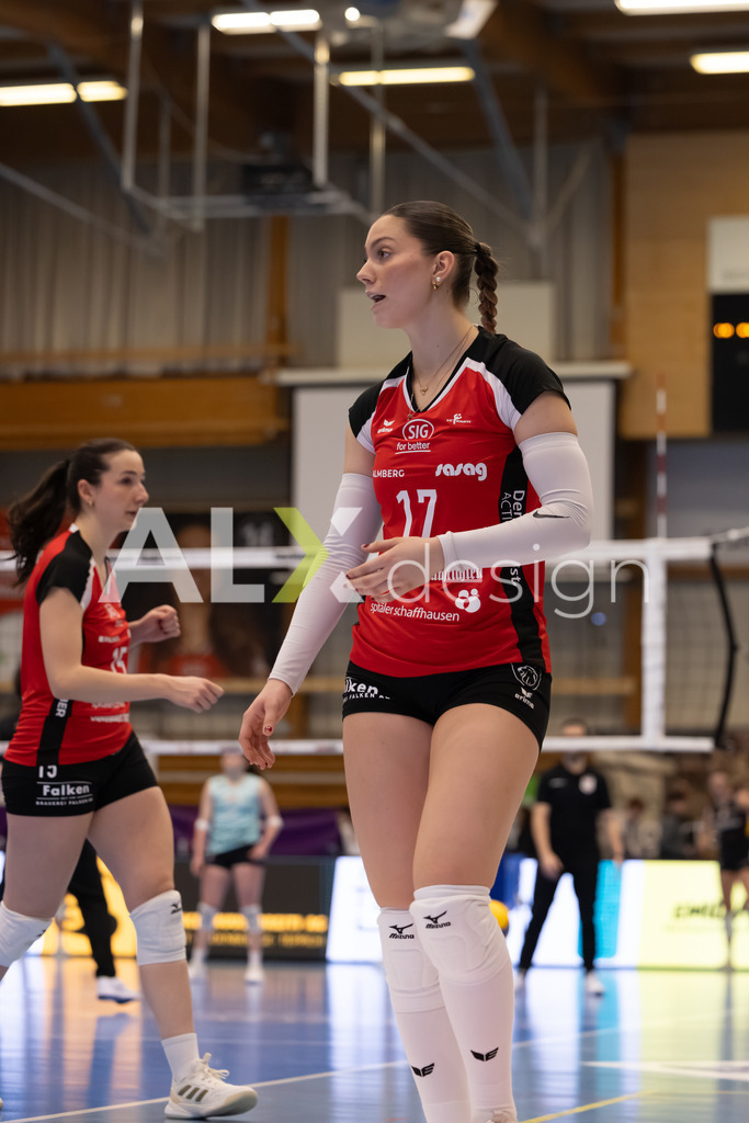 Volleyball I Frauen I Saison 2025-2026 I Volleyball NLA | Women I Round 16 I VC Kanti Schaffhausen - Viteos NUC I 31.01.2026 | * 17 Leana Zuvic (CH) (VC Kanti Schaffhausen) - Aussen - Realisiert mit Pictrs.com