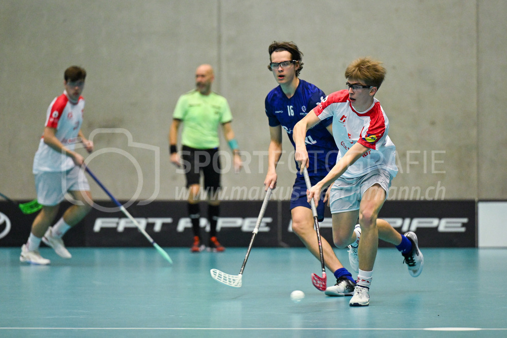 Switzerland U19 vs Finland U19 - 3. February 2024 | Switzerland U19 vs Finland U19
U19 Men International Matches in Switzerland
GoEasy Arena, Siggenthal Station
Switzerland forward #5 Severin Schmid.
Credit: Markus Aeschimann | <a href="https://www.markus-aeschimann.ch">Sportfotografie Markus Aeschimann</a> | <a href="https://www.instagram.com/sportfotografie.aeschimann">@sportfotografie.aeschimann</a> - Realisiert mit Pictrs.com
