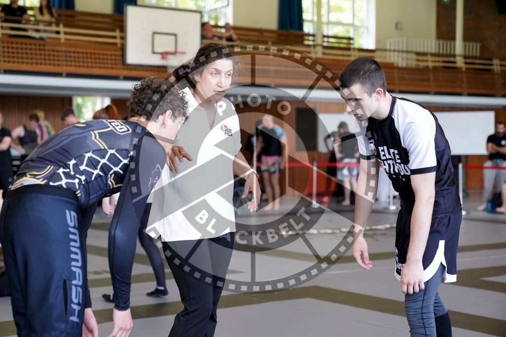 20240608PBB01572 | Fighters compete during the ILLCS VII summer edition luta livre competition in Hannover, Germany, on June 8, 2024.