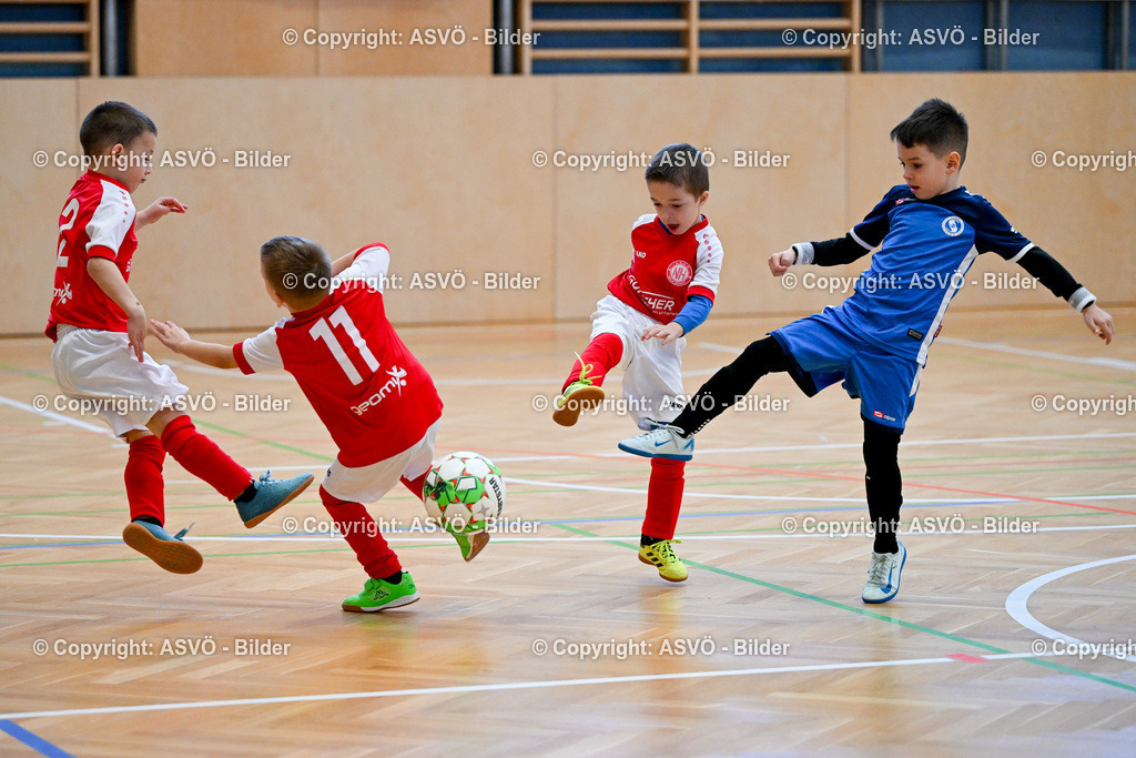 ASVÖ_ Fussballturnier SV Gallneukirchen_ 08.02.2025-29 | 08.02.2025, Gallneukirchen, AUT, ASVÖ, Fussball Nachwuchs Hallenturnier 2025, SV Gallneukirchen im Bild Teilnehmer U 7©Harald Dostal / fodo.media - Realisiert mit Pictrs.com