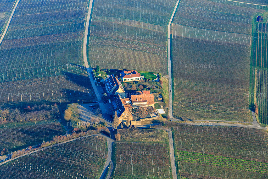 Luftbild: Hotel Leinsweiler Hof in Leinsweiler im Bundesland Rheinland-Pfalz in Deutschland. Foto: IMG_112528.jpg vom 21.01.2019 durch Werner Riehm/FLY-FOTO.deUnvergessliche Momente im Urlaub - Leinsweiler Hof