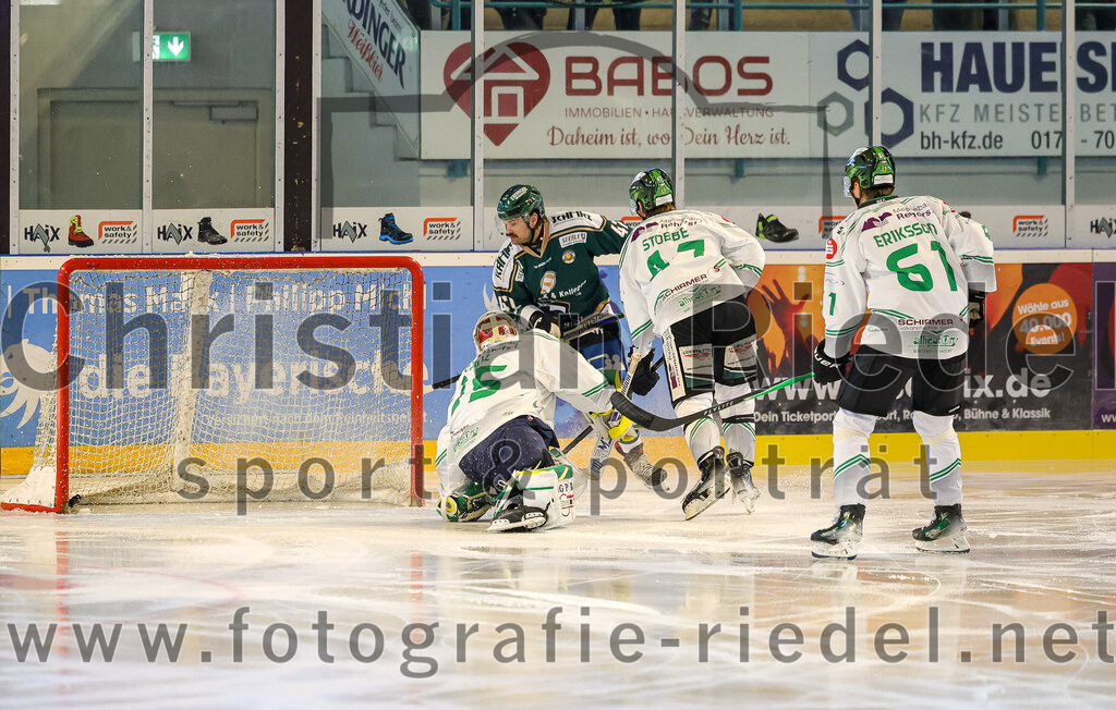 2025-09-21_013_TSV_Erding_gegen_Hoechstadter_Alligators | Erding, Deutschland, 21.09.2025:Eishockey, Oberliga Süd 2025 / 2026, 2. Spieltag, TSV Erding gegen Höchstadter Alligators, Endergebnis: 3:4Foto: Christian Riedel / fotografie-riedel.net