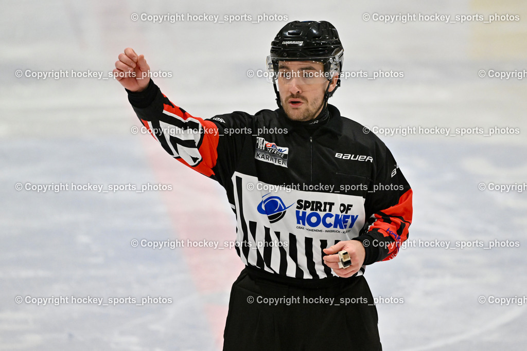 ESC SPARKASSE STEINDORF vs. UECR Huben  | OFNER Christian Referee, ESC SPARKASSE STEINDORF vs. UECR Huben , ESC SPARKASSE STEINDORF vs. UECR Huben  am 06.02.2026 in Steindorf (Ossiachersee Halle), Austria, (Photo by Bernd Stefan)