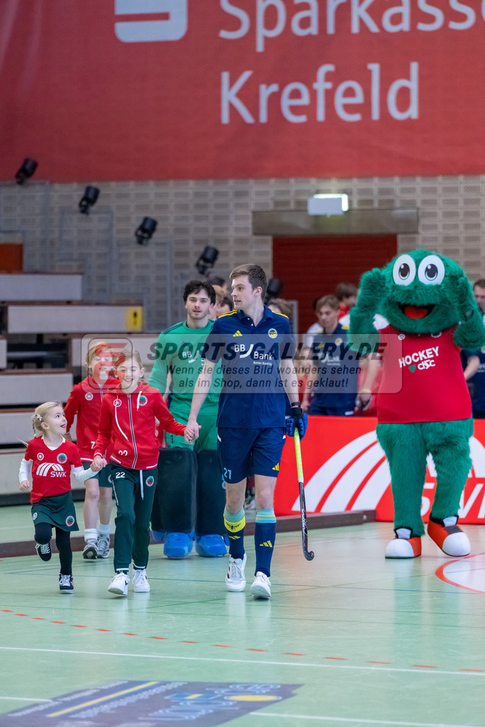 HK_20250118_101682 | 1/4 Finale 1. Bundesliga Halle Herren Crefelder HTC - Zehlendorfer Wespen am 18.1.2025 Halle Glockenspitz, Krefeld ,