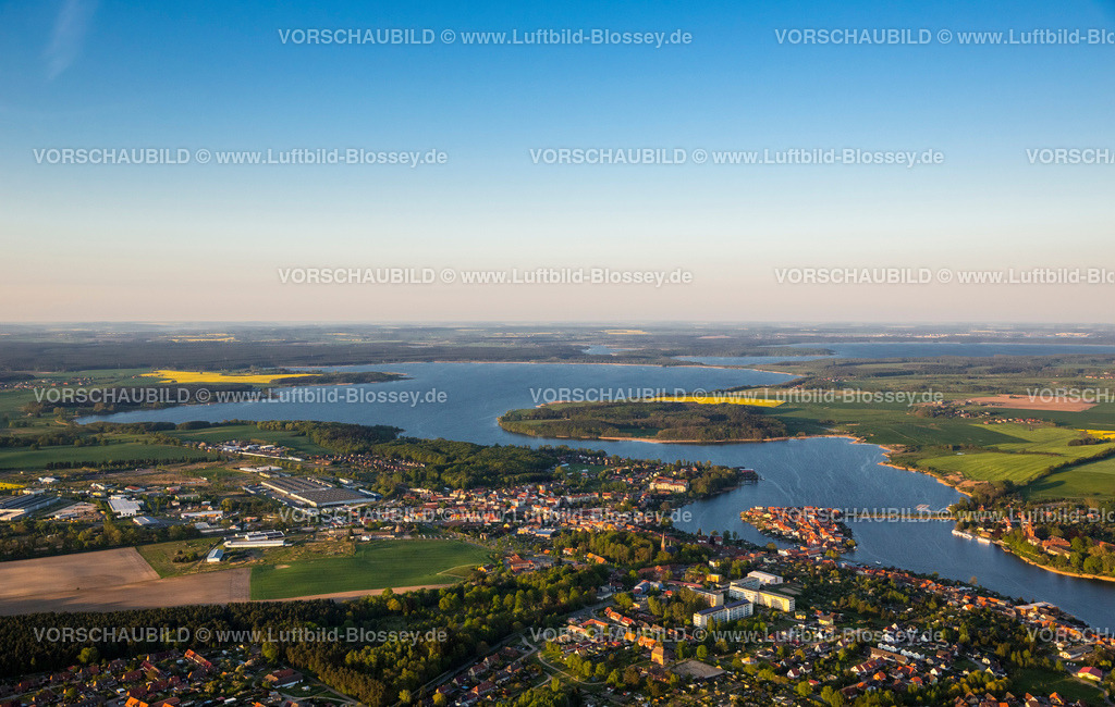 Malchow14043560 | Malchow mit Malchower See und Altstadtinsel mit Alter Markt,  Malchow, Mecklenburgische Seenplatte, Mecklenburger Seenplatte  , Mecklenburg-Vorpommern, Deutschland