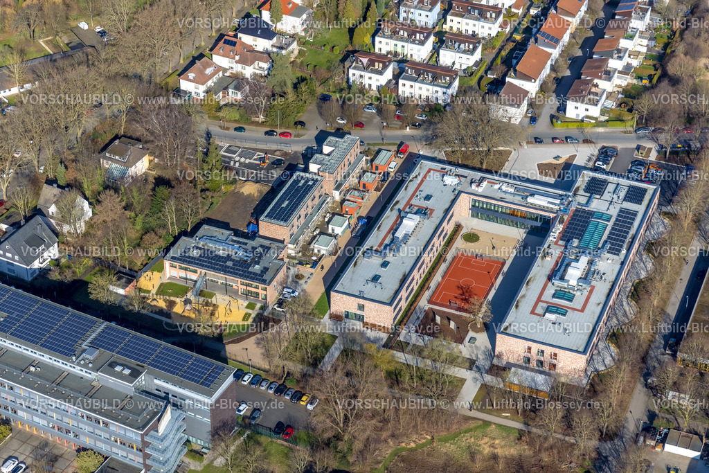 Unna230213104 | Luftbild, Neubau Jakob-Muth-Schule mit Sportplatz, Königsborn, Unna, Ruhrgebiet, Nordrhein-Westfalen, Deutschland