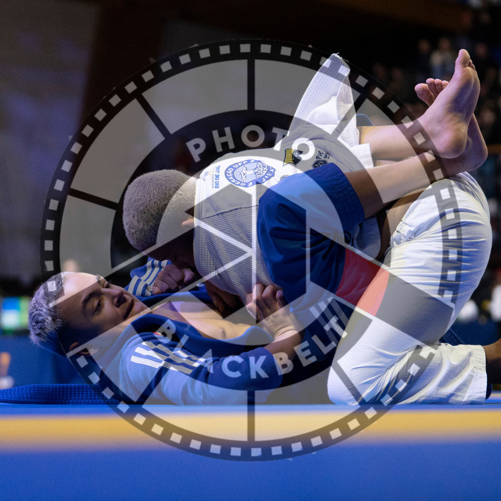 20240119PBB1444 | Fighters compete during the IBJJF European Championship in Paris, France, on January 19, 2024.