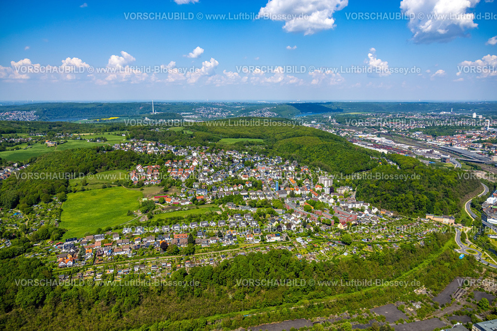 Hagen230502157 | Luftbild, Wohngebiet Kuhlerkamp mit denkmalgeschützter Cuno Siedlung, Wehringhausen, Hagen, Sauerland, Nordrhein-Westfalen, Deutschland