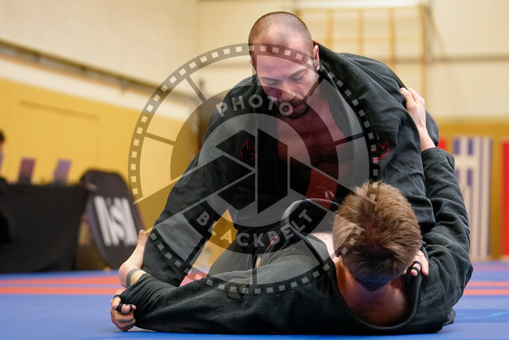 20240203PBB06410 | Fighters compete during the Brazilian Jiu-Jitsu Championship of the AJP Tour in Maintal by Frankfurt am Main, Germany, on February 2, 2024.