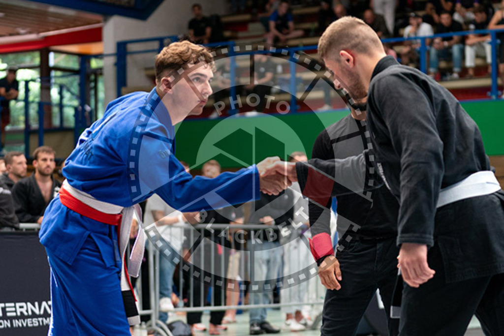 20230826PBB52481 | Fighters compete during the AJP INTLPRO BJJ and grappling competition in Hamburg, Germany, on August 26 2023.