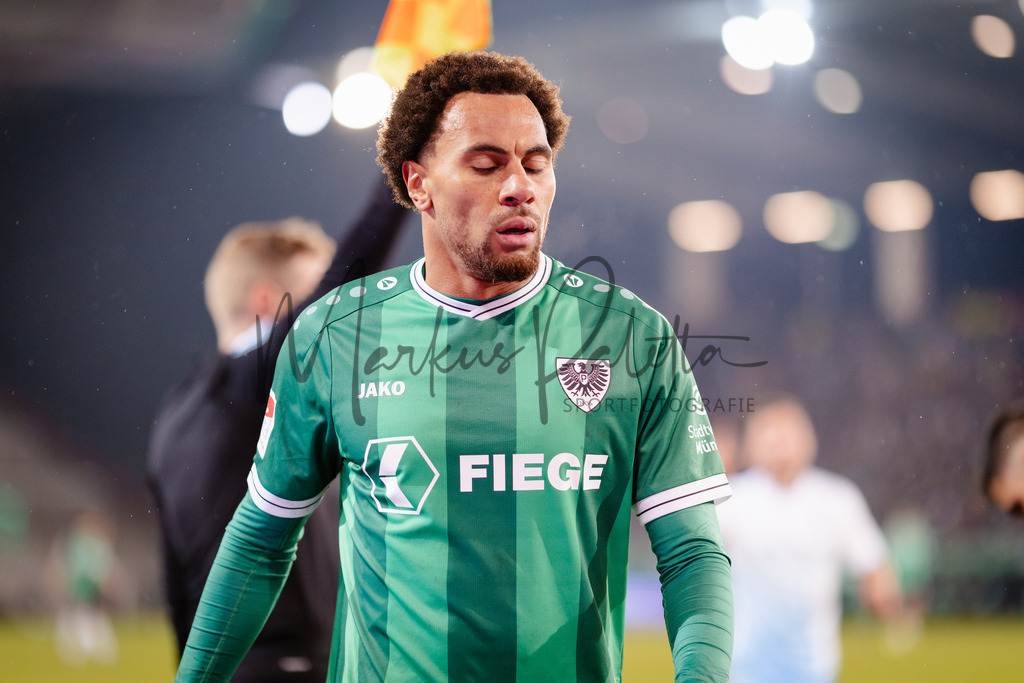 2. Bundesliga, Saison 2025/26, 21. Spieltag: SC Preußen Münster - VfL Bochum | Münster, 06.02.2026: 2. Bundesliga, 21. Spieltag, SC Preußen Münster gegen VfL Bochum im LVM-Preußenstadion in Münster. Foto: sportfotografie.ms | Markus Paletta - Realisiert mit Pictrs.com