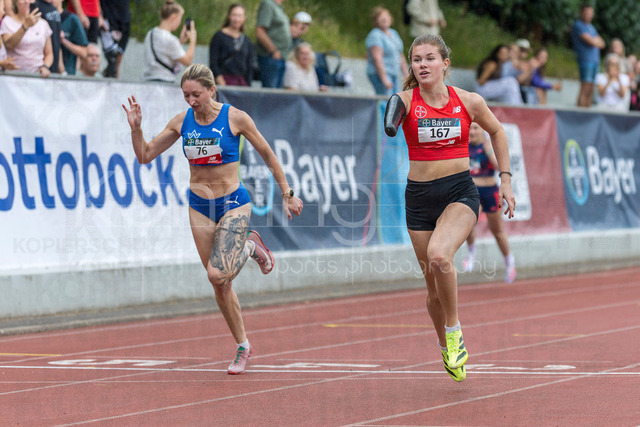 Para Heimspiel 7.0; Leverkusen, 18.07.2026 | LEVERKUSEN, GERMANY - JULY 18, 2026 : Jule Ross (GER/TSV Bayer 04 Leverkusen) competing in the 100m during the Para Heimspiel 7.0 at Fritz Jacobi Sports Complex on July 18, 2026 in Leverkusen, Germany.