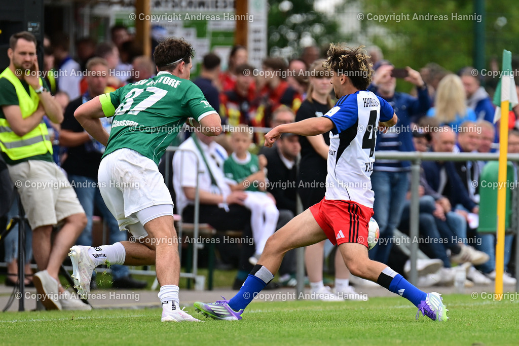Fußball I Herren I Testspiel  I TSV Elstorf - Hamburger SV I 5.7.2025 | a-hannig - Realisiert mit Pictrs.com