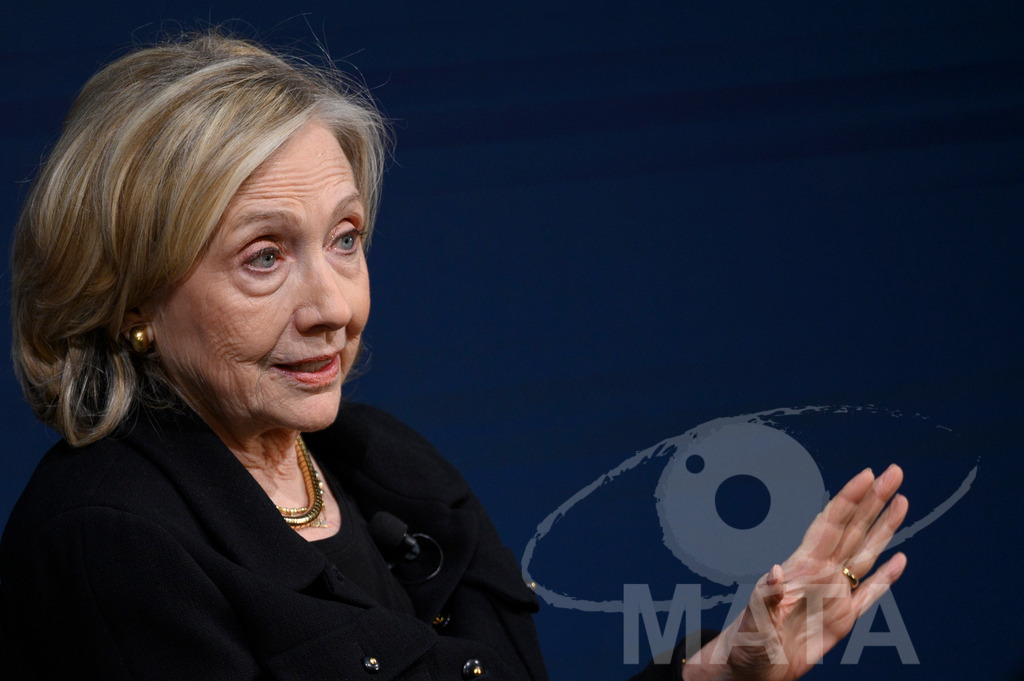 _DWI2950 | Die US-Politikerin Hillary Clinton auf der Veranstaltung Bridging Scholarship and Statecraft im Rahmen der Münchner Sicherheitskonferenz 2026. München, 13.02.2026 Bayern Deutschland  - Realisiert mit Pictrs.com