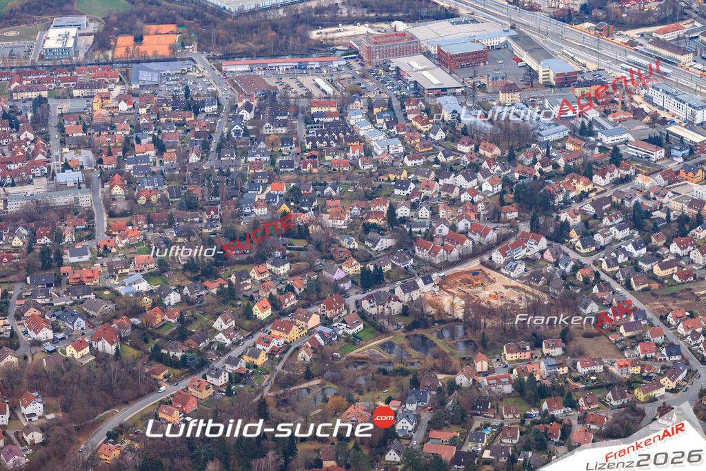 Das Luftbild der Stadt Forchheim wurde 2018 vom Flugzeug heraus erstellt (keine Drohne) Aufnahmehöhe ca.400 Meter- hohe Auflösung für beste Druck-Qualität