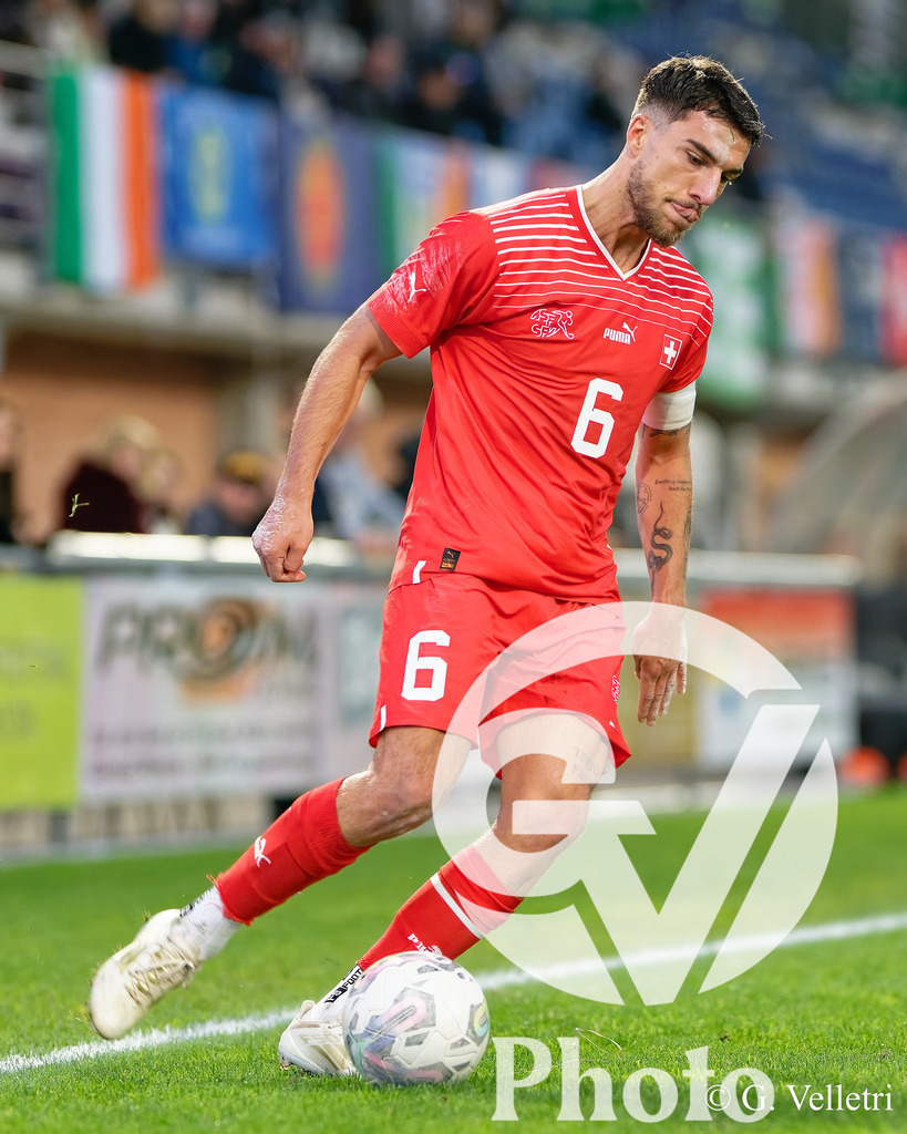 UEFA Region's Cup - Vaud v Munster | Tom Boillot (6 Vaud) shoots the ball (action) during the UEFA Region's Cup game between Vaud and Munster at Centre Sportif de Colovray in Nyon, Switzerland 