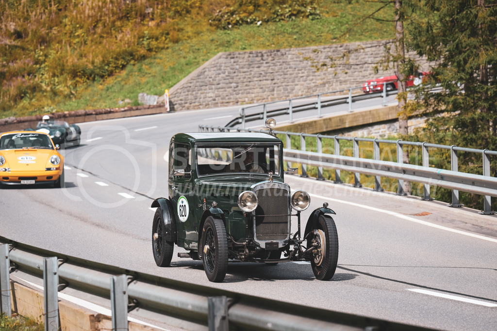 21. Arosa ClassicCar 2025 - 7. =September= 2025 | Rolf Engler aus Rapperswil (SUI) in einem Austin Ten SC aus dem Jahre 1933 mit Startnummer 620 am Arosa ClassicCar 2025 in der Kategorie Demo..@arosaclassiccar, @arosa.official, #arosaclassiccar, #arosa, #76curves, #classiccarBild: Sportfotografie Markus Aeschimann | www.markus-aeschimann.ch - Realisiert mit Pictrs.com