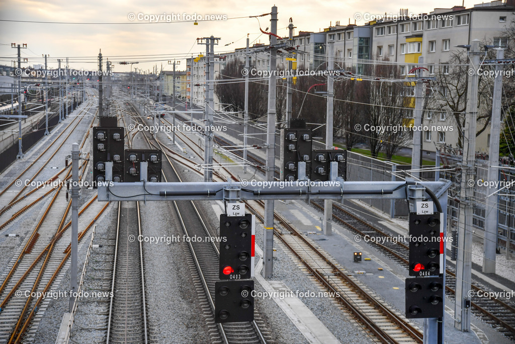 Baufortschritt Ausbau Weststrecke_ ÖBB_ 07.12.2022-41 | 07.12.2022, ÖBB Weststrecke , AUT, Besichtigung Ausbau Weststrecke 4 gleisig, im Bild Westbahnstrecke Ausbaubereich Untergaumberg