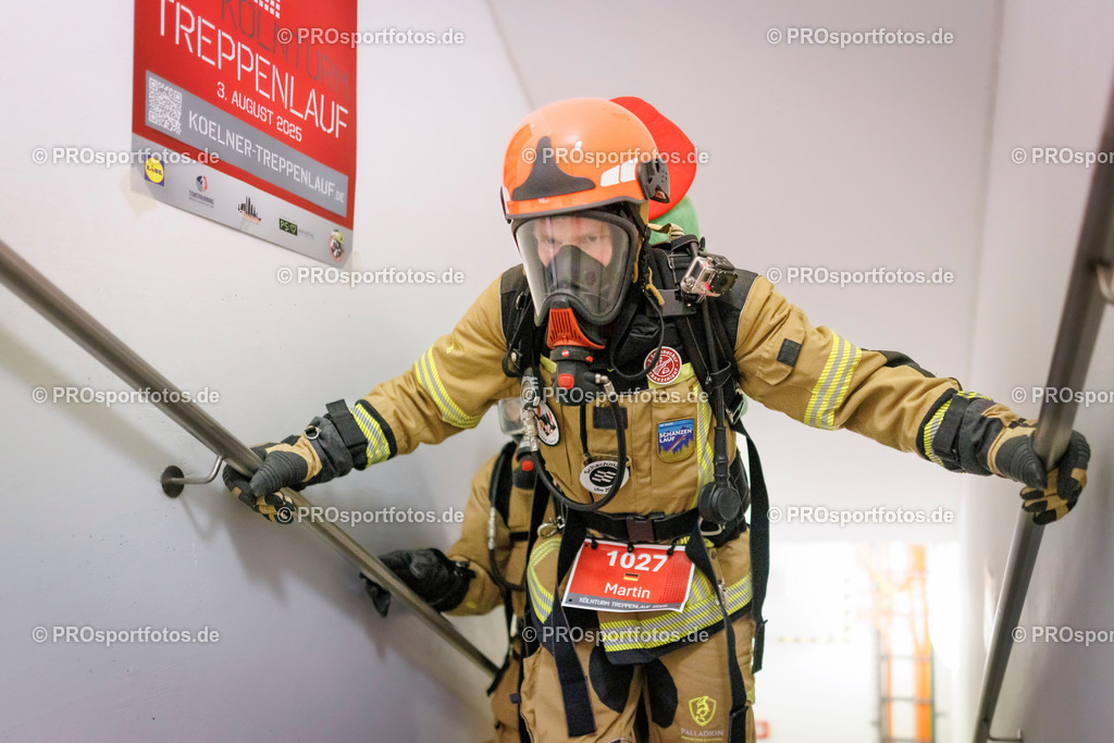 KölnTurm Treppenlauf; Köln, 03.08.2025 | Impressionen vom KölnTurm Treppenlauf am 03.08.2025 in Köln (Nordrhein-Westfalen). 