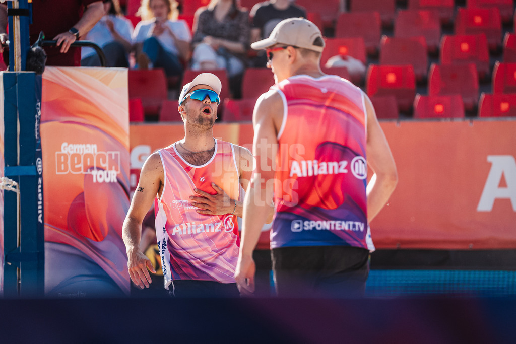 Beachvolleyball | Männer | Allianz German Beach Tour 2025 | Tourstop Bremen | 12.06.2025 | Bo Hansen ärgert sich