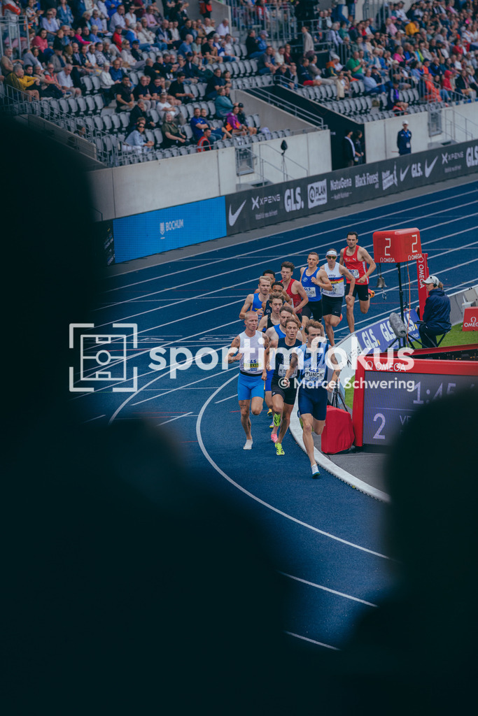 Deutsche Meisterschaften der Frauen und Männer 2026 | 1500-Meter-Lauf, Finale, Deutsche Meisterschaften der Frauen und Männer 2026, Lohrheidestadion Bochum-Wattenscheid, 26.07.2026. Foto: Marcel Schwering / sportimfokus - Realisiert mit Pictrs.com
