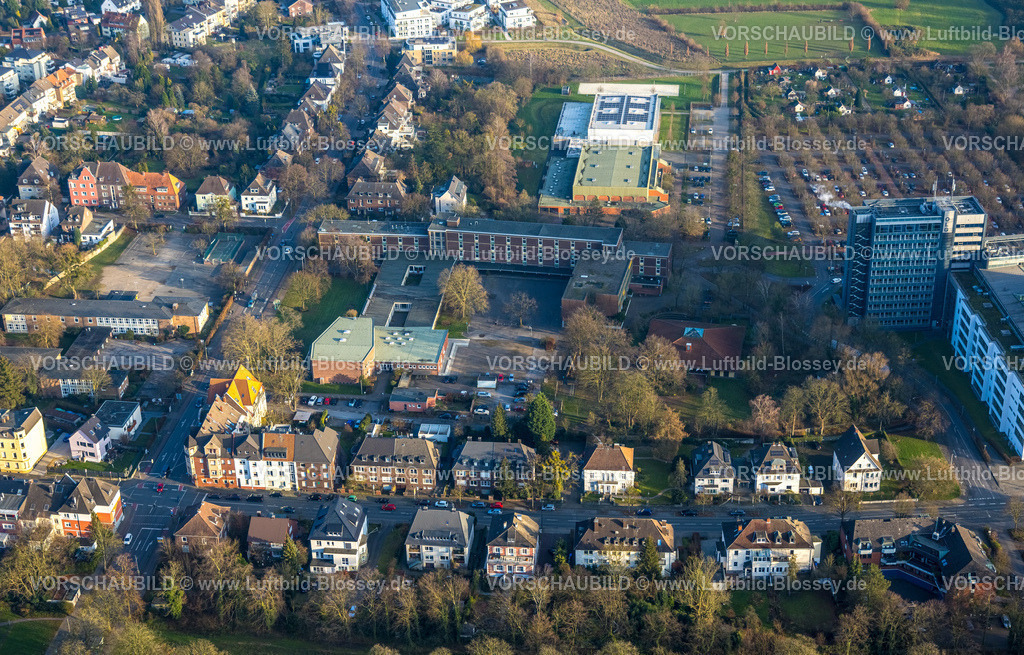 Hamm241200933 | Luftbild, Friedensschule Sekundarschule, Wohnsiedlung Hesslerstraße, Mitte, Hamm, Ruhrgebiet, Nordrhein-Westfalen, Deutschland