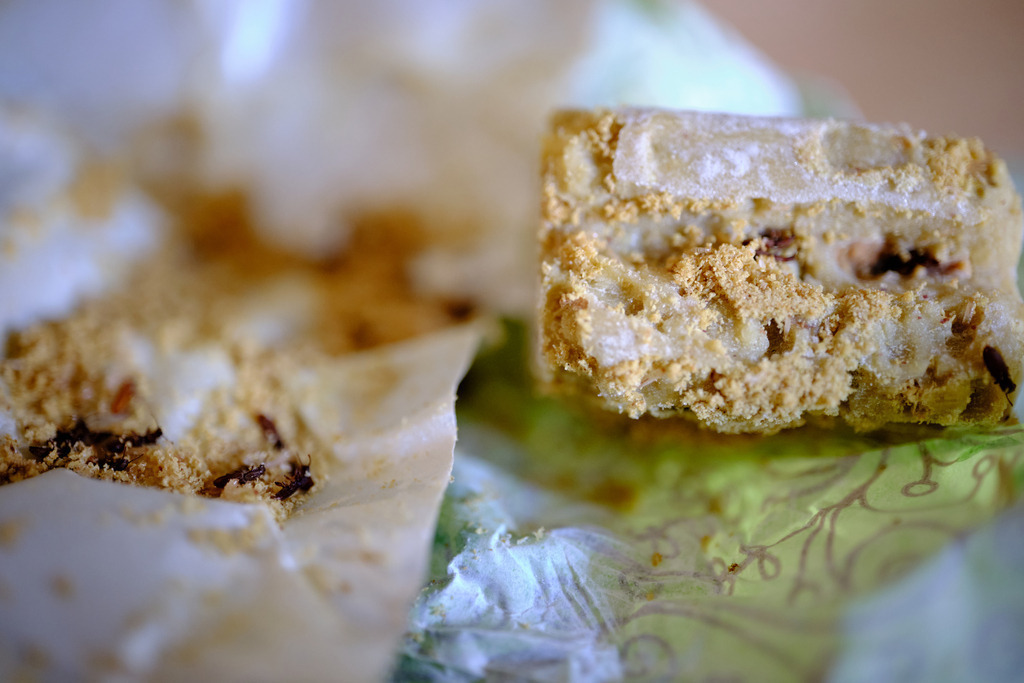 Mehlkäfer  auf einer Süssware | Wien, Austria - May 29, 2025: Mehlkäfer auf einer Süssware. - Realisiert mit Pictrs.com