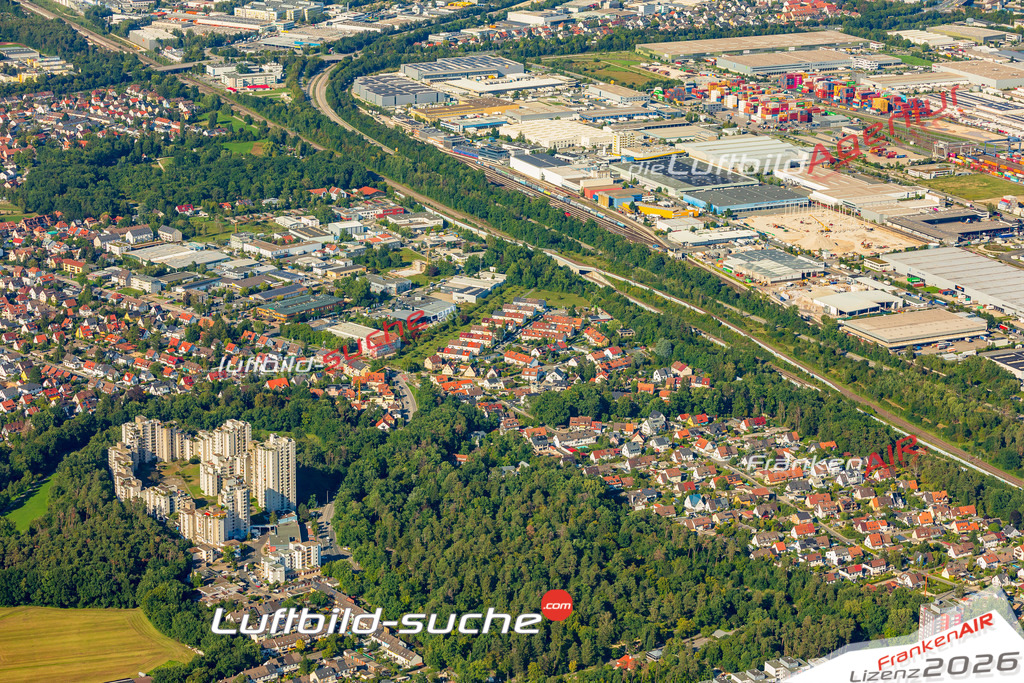 Luftaufnahme  Koppenhof  Nürnberg Das Luftbild wurde 2025 vom UL-Flugzeug heraus erstellt ( keine Drohne ) - Hochauflösende Luftaufnahme -Nicht vergleichbar mit Google Maps oder Satelittenbilder- Die Geschenkidee !Mit Lizenz und Bildrechte bestellbar