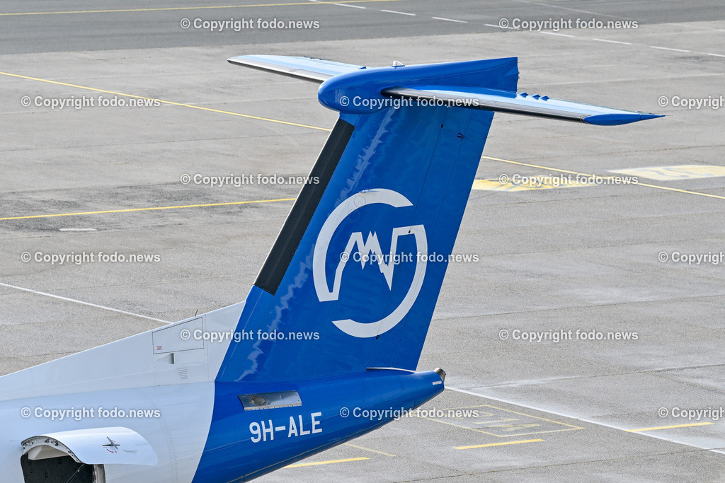 Flughafen Linz_ Linz Airport_ Linz-Hoersching_ 30.10.2023-25 | 30.10.2023, Linz Hoersching, AUT, Flughafen Linz, Linz Airport, im Bild Skyalps Flugzeug am Vorfeld