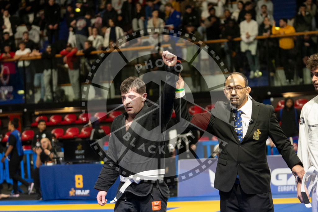 20240119PBB1138 | Fighters compete during the IBJJF European Championship in Paris, France, on January 19, 2024.