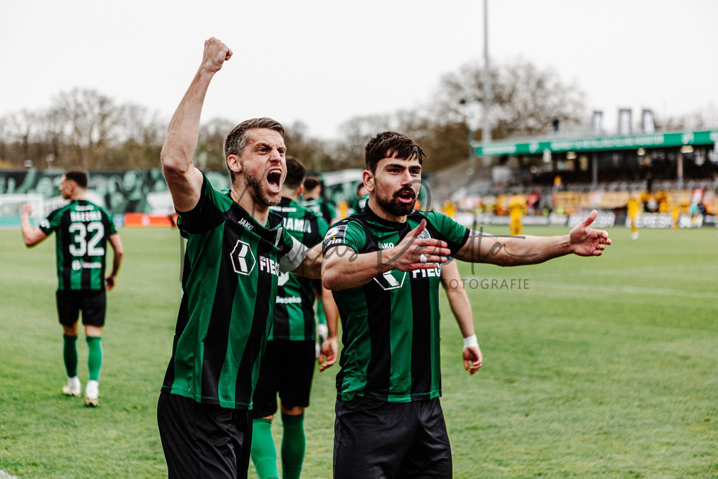 3. Liga, Saison 2023/24, 31. Spieltag: SC Preußen Münster - Dynamo Dresden | Münster, 30.03.2024: 3. Liga, 31. Spieltag, SC Preußen Münster gegen Dynamo Dresden im LVM-Preußenstadion in Münster. Foto: sportfotografie.ms | Markus Paletta - Realisiert mit Pictrs.com