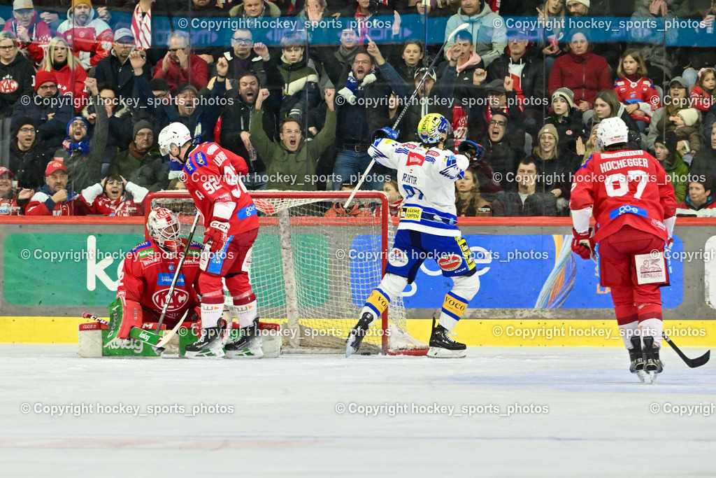 EC KAC vs. EC IDM Wärmepumpen VSV 4.2.2024 | #32 Dahm Sebastian, #92 Unterweger Clemens, #81 Richter Marco Jubel, Tor EC VSV