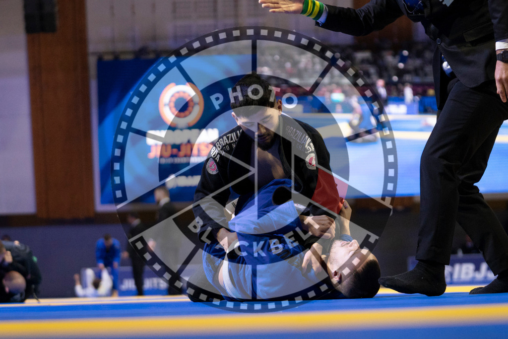 20240119PBB0327 | Fighters compete during the IBJJF European Championship in Paris, France, on January 19, 2024.