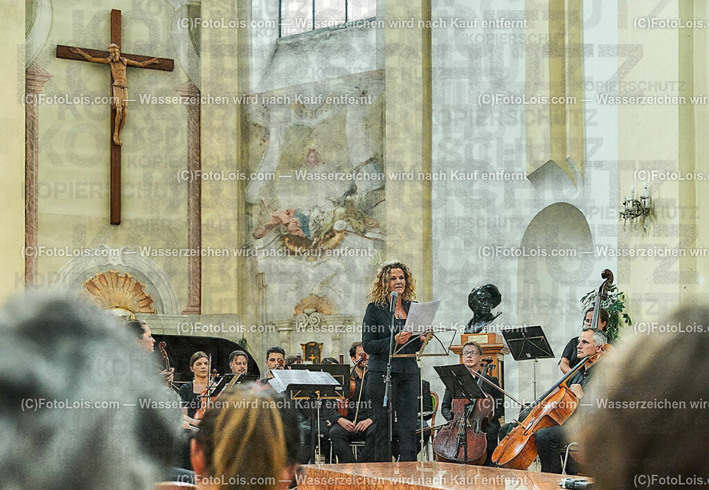 ALS0363_XXXIX-Chopin-Festival_Camerata Mozartiana_Doderer Johanna | (C)FotoLois.com, Alois Spandl, Eröffnungskonzert in der Kartausenkirche mit Camerata Mozartiana unter Dirigent Daniel Auner, Janusz Olejniczak (Klavier), Natalia Rehling (Klavier), Kompnistin Johanna Doderer und Ingolf Wunder (Klavier), Fr 4. August 2023  . August 2023.