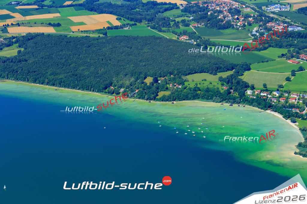 Luftbild von  Eching-am-ammersee - Luftaufnahme wurde 2017 von https://frankenair.de mittels Flugzeug (keine Drohne) erstellt - die Geschenkidee
