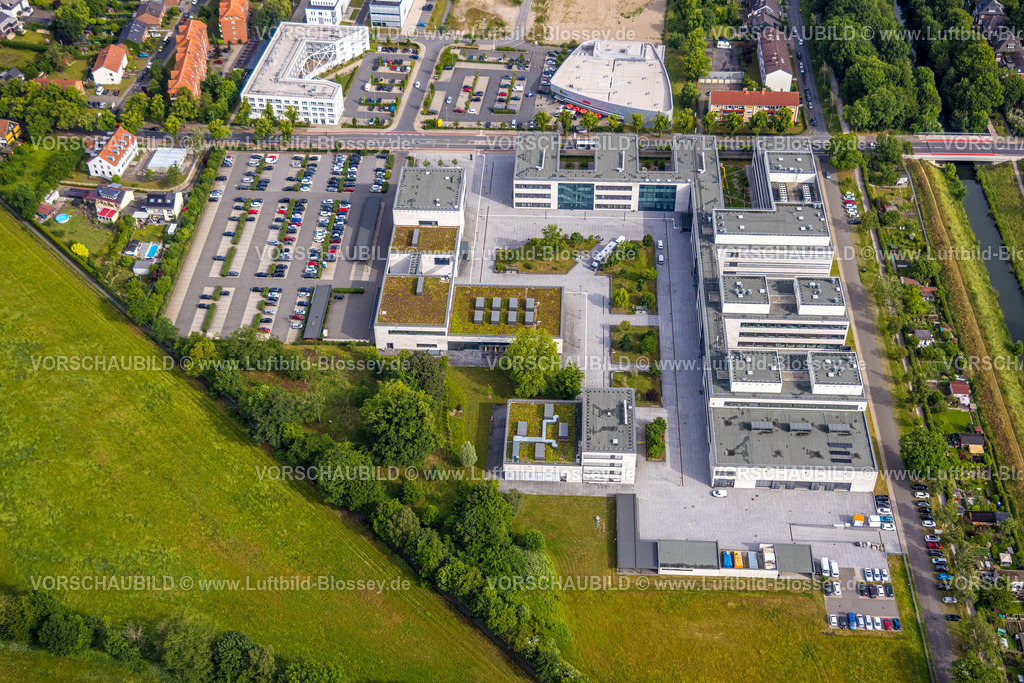 Hamm220600019HSHL-2 | Luftbild, Hochschule Hamm-Lippstadt, HSHL, Campus Hamm, Uentrop, Hamm, Ruhrgebiet, Nordrhein-Westfalen, Deutschland