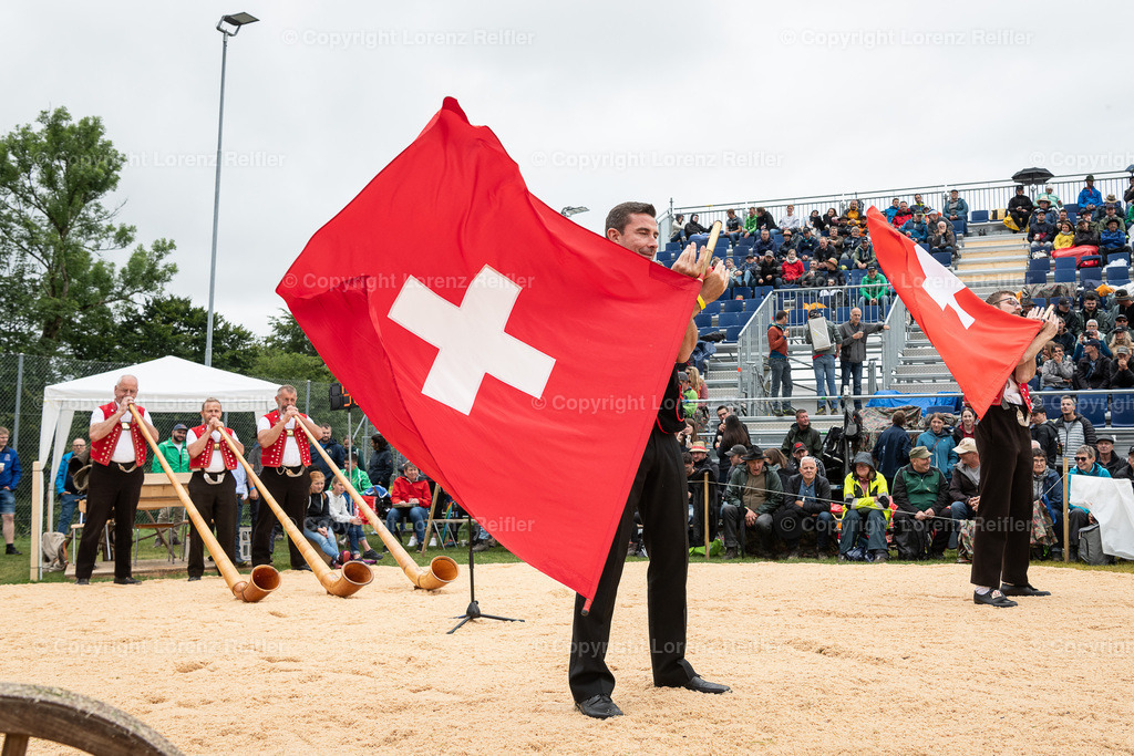 Schwingen -  Appenzeller Kantonal Schwingfest 2024 | Hundwil, 7.7.24, Schwingen - Appenzeller Kantonal Schwingfest.