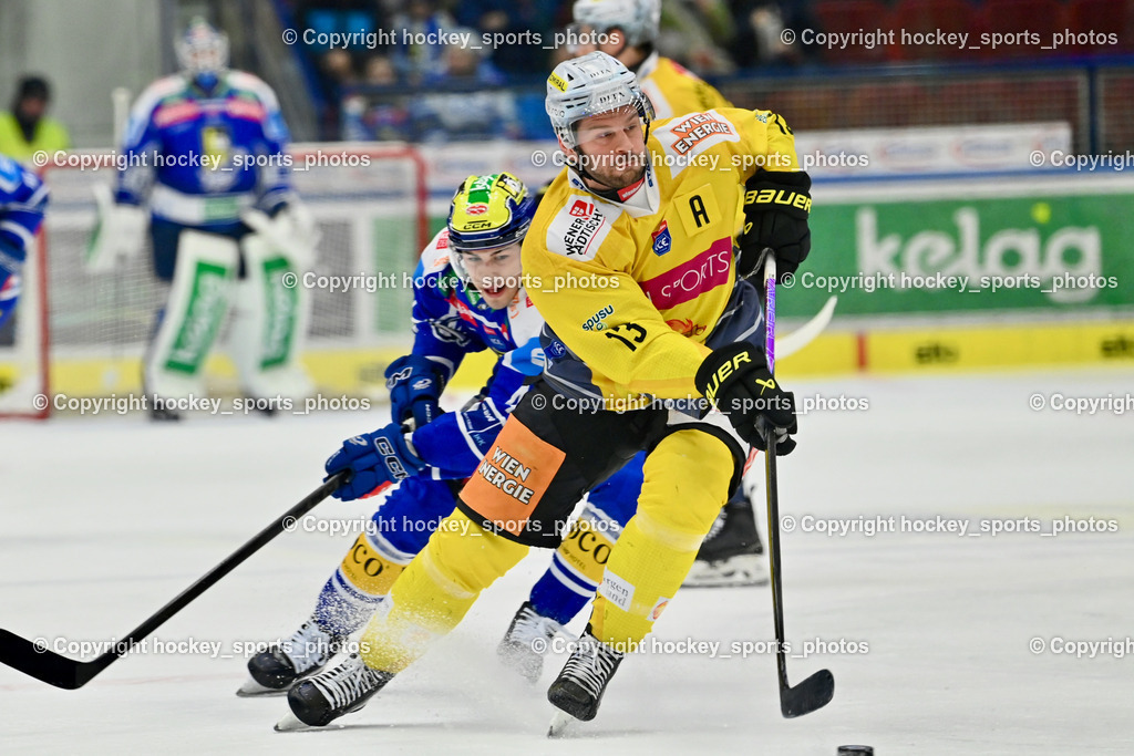 EC IDM Wärmepumpen VSV vs. Vienna Capitals | #13 Randy Gazzola Vienna Capitals, EC IDM Wärmepumpen VSV vs. Vienna Capitals, EC IDM Wärmepumpen VSV vs. Vienna Capitals am 28.01.2026 in Villach (Stadthalle Villach), Austria, (Photo by Bernd Stefan)