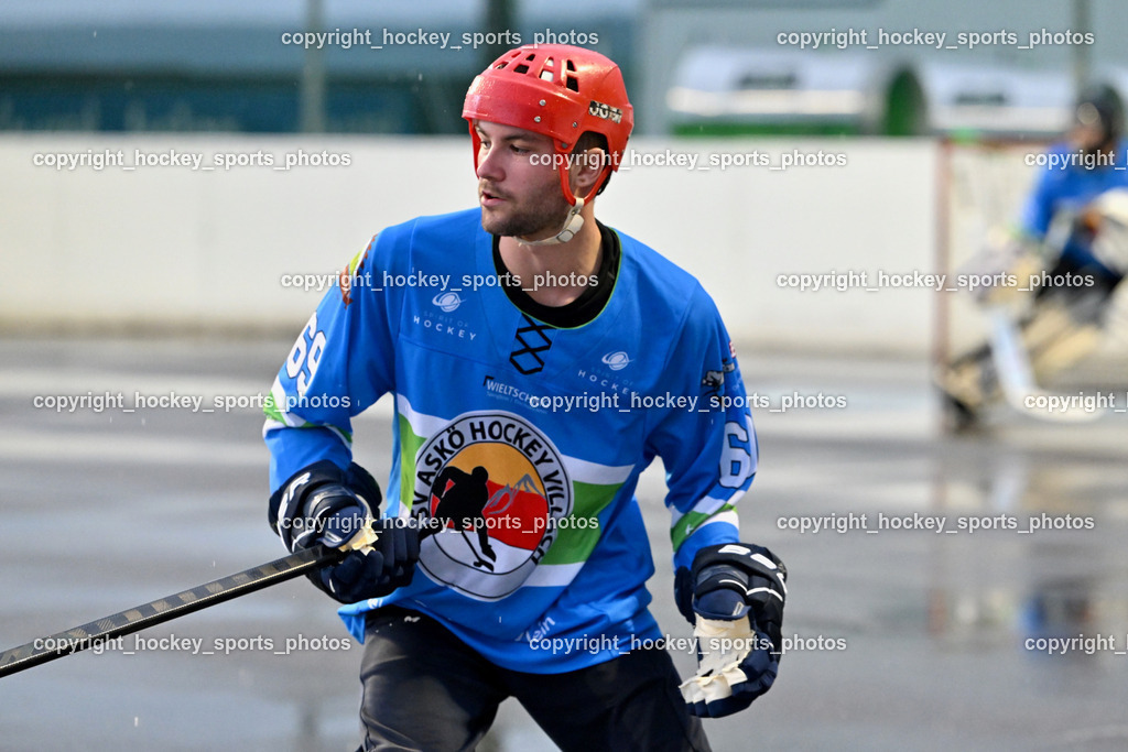 VAS Ballhockey Villach vs. ASKÖ Villach Ballhockey | #69 Feldbaumer Manuel, VAS Ballhockey Villach vs. ASKÖ Villach Ballhockey, VAS Ballhockey Villach vs. ASKÖ Villach Ballhockey am 28.05.2025 in Villach (Alpen Arena ), Austria, (Photo by Bernd Stefan)
