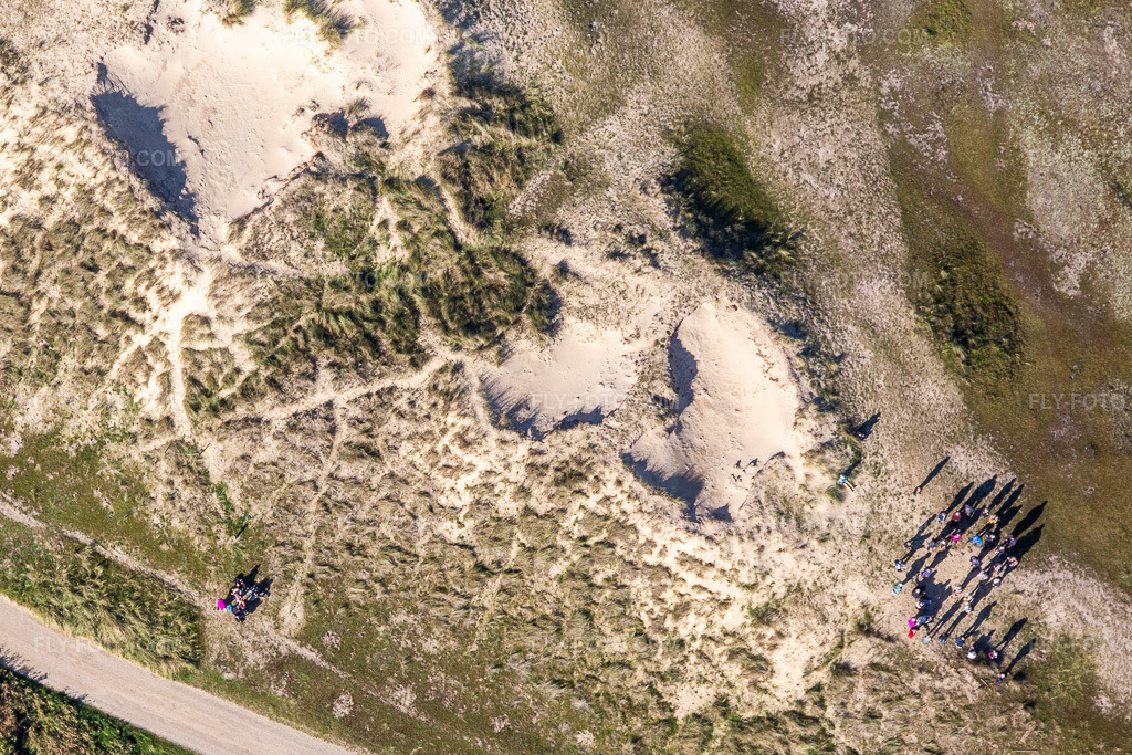 Aerial view: Dunes in Fanø in the state South Denmark, Denmark.Photo: IMG_118690.jpg taken on 09/21/2019 by Werner Riehm/FLY-FOTO.comResolution of the original: 4117 x 2745 px