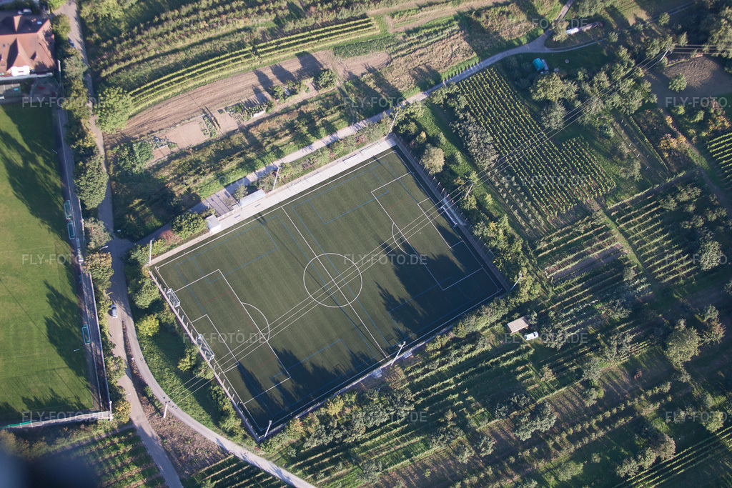 Luftbild: Ensemble der Sportplatzanlagen der Südbadischen Sportschule im Ortsteil Steinbach in Baden-Baden im Bundesland Baden-Württemberg in Deutschland. Foto: IMG_53087.jpg vom 08.09.2012 durch Werner Riehm/FLY-FOTO.de