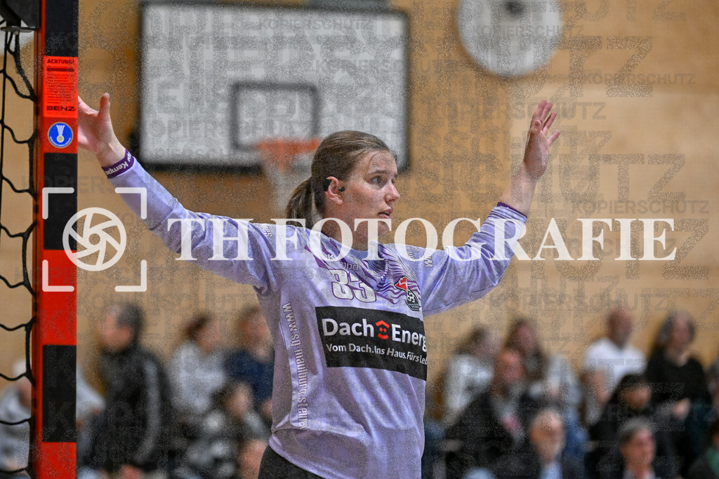 GER, SG Maulburg/Steinen - HB Kinzigtal, Frauen-Handball, Oberliga Suedbaden, 21. Spieltag, Saison 2024/2025, 06.04.2025 | Anja Ruech (SG Maulburg/Steinen, #33)GER, SG Maulburg/Steinen - HB Kinzigtal, Frauen-Handball, Oberliga Suedbaden, 21. Spieltag, Saison 2024/2025, 06.04.2025Foto: TH Fotografie/Thomas Hess