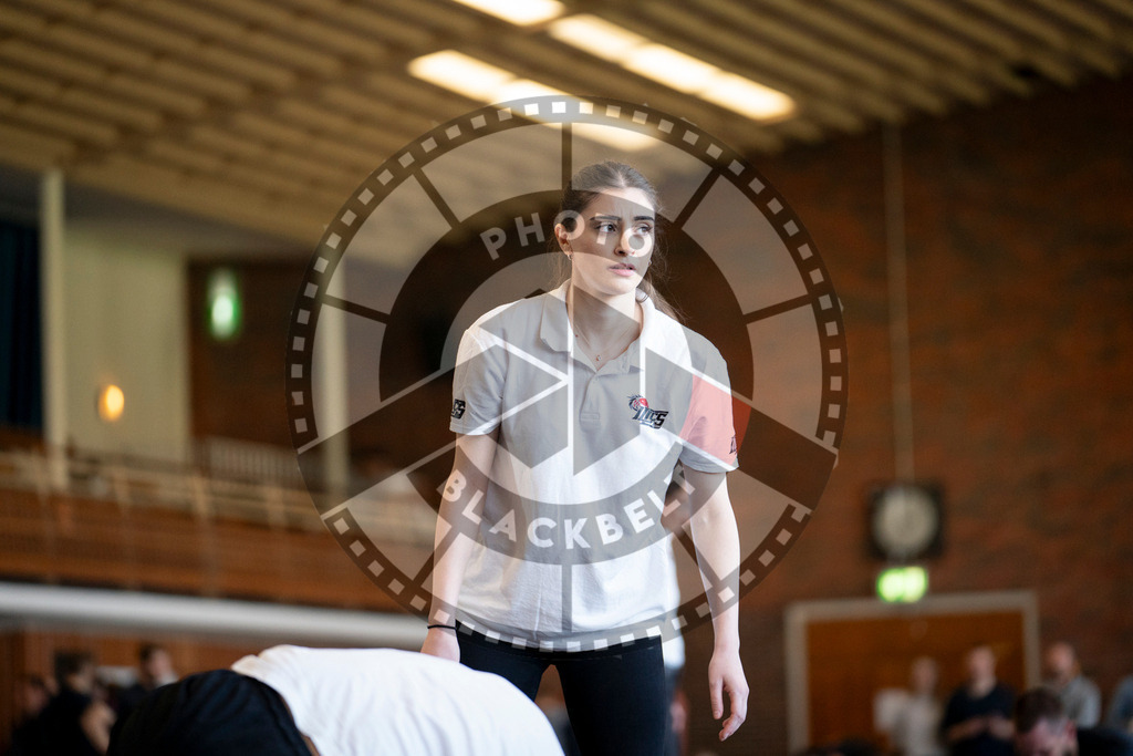 20240309PBB6241 | Fighters compete during the International Luta Livre (ILLCS) Spring Championship in Hannover, Germany, on March 9, 2024.