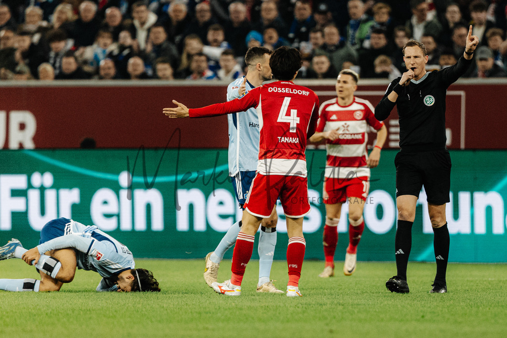 2. Bundesliga, Saison 2023/24, 25. Spieltag: Fortuna Düsseldorf - Hamburger SV | Düsseldorf, 08.03.2024: 2. Bundesliga, 25. Spieltag, Fortuna Düsseldorf gegen Hamburger SV in der Merkur Spiel-Arena in Düsseldorf. Foto: sportfotografie.ms | Markus Paletta - Realisiert mit Pictrs.com